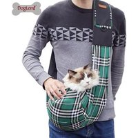 Classic Checked Pet Sling Bag Dogs Cats