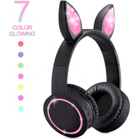 Bluetooth headset Earphone Mega Bass Wireless Handsfree Headset with LED