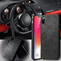 Mobile Phone Accessories Cover for Iphone x, for Iphone x Alcantara Case