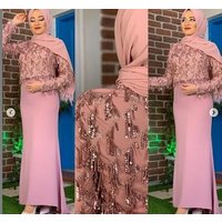 Islamic Clothing muslim set Clothes Baju Abaya Arabic party dress
