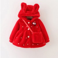 Warm Winter Fur Coat Hood