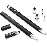 2 in 1 Precision Series Disc Stylus/Styli Bundle with 4 Replaceable Disc Tips, 2 Replaceable Fiber Tips