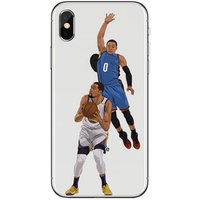 Wholesale NBA all stars cellphone anti-fall cartoon men basketball mobile phone case for iphone 6 7 8 X XR XS Max