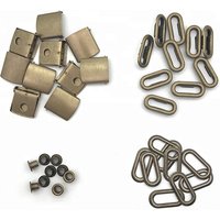 Wholesale Stock Adjuster Metal Sets Logo Customized Colors Plating Set Slide Clasp Adjustable Baseball Cap Hat Buckle