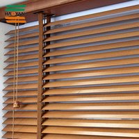 Nature wood blinds / ladder tape wood blinds wooden basswood venetian blinds