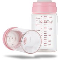 V-Coool BPA-Free Glass Baby Feeding Bottle (150ml/180ml) for Breast Milk
