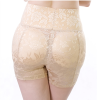 Lace Design Padded Hip Up Underwear