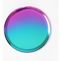 Mirror Stainless Steel Rose Gold Round Serving Trays for Wedding