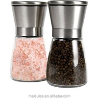 Wholesale Glass Spice Pepper Grinder / Salt And Pepper Mill