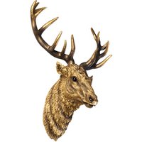 Roogo Resin 3D Deer Head Wall Hanging Decor