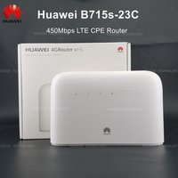 450Mbps Cat.9 Huawei 4G LTE CPE Wireless WiFi Router with LAN Port SIM Card Slot Huawei B715