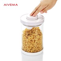 Glass Jars with Airtight Lids Food Storage Containers Sugar Flour Canisters Sets