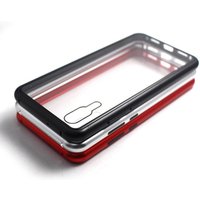 Magnetic Adsorption Phone Case For Huawei Honor 8X Max Nova 3i Clear Tempered Glass Built-in Magnet Phone Case