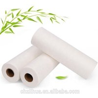 Bamboo Fabric Wholesale Washable Bamboo Wipes 100% Reusable Kitchen Bamboo Paper Towel Roll
