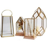 Decorative Geometric Glass Terrarium