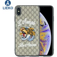 Tiger Snake TPU Leather Slim Case For iPhone X XR XS MAX