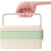 BPA-Free Wheat Straw Leakproof Lunch Box