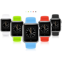 Cheapest price MTK6261 bluetooth 1.54inch GSM phone call A1 smart watch for Android IOS phone PK DZ09 GT08 Q18