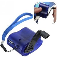 Universal Outdoor Emergency Charger Portable Hand Power Charger Dynamo Hand Crank USB Charging Charger for Samsung Xiaomi LG