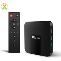 Xlintek New TX3 mini amlogic s905w smart tv box 2gb ram 16gb rom quad core android tv box 8.1