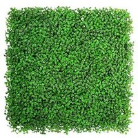 6PCS 20x20'' Artificial Boxwood Hegde Panels Outdoor Topiary Grass Plants For Garden Decor