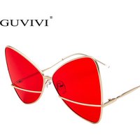 GUVIVI 2019 Oversized CE&FDA Wholesale Sunglasses oversize women Brand design 2019 Customizable sunglasses