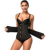 Latex Waist Trainer 3 Hooks Zip