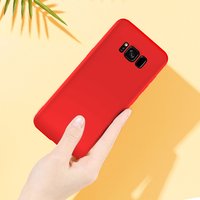 X-Level liquid silicone cell phone case for Samsung galaxy s8 back cover for samsung 8 plus