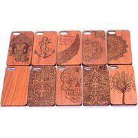 Free shipping 2019 Natural Real Wooden Hard Carved Wood Cell Phone Case Cover For iPhone X XS XR 6 7 8