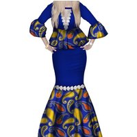 African Print Dashiki Skirt Set