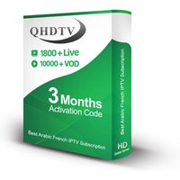 IPTV QHDTV Subscription Europe French Arabic Belgium Netherlands Channels 3 Months