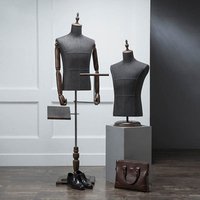 Fabric Covered Male Mannequin Torso