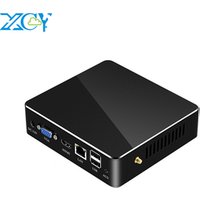 XCY mini pc quad core cpu core i7 8th Gen Core i7 8550U 8650U DDR4 RAM fan system gaming computer