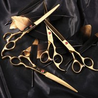 7 inch Curved Pet Grooming Scissors Set