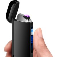 MLT158 Electronic Arc Lighter USB Rechargeable X Plasma lighter with LED Power Display/Gift for Business Man
