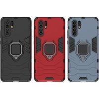 For Huawei P30/P30Pro 2 in 1 PC+TPU Car Hoder Phone Case for iPhone X/Xs/Xr/Xs Max cover Kickstand 360 Degree Rotating Ring Case