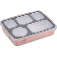 2019 New Design durable BPA free leak-proof 3 compartments stainless steel bento lunch box perfect for kids