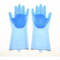Benhaida Reusable Silicone Dishwashing Gloves Scrubber