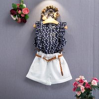 Floral Sleeveless T Shirt & Shorts Set