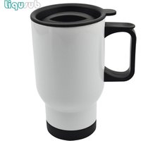 Blank sublimation travel mug stainless steel coffee mug with lid wholesale