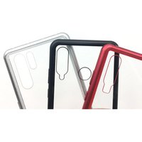 Magnetic Case For Huawei P30 cover Metal Magnet Adsorption Tempered Glass Case For Huawei P30 Pro/P30 Lite case