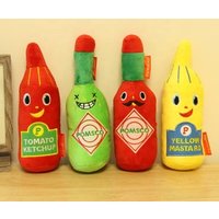 Hot toys for Christmas 2018 plush dog squeak chew toys Japanese style Bb sounder wine bottle shape fashion dog plush toy molar