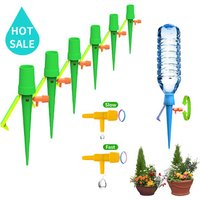 Indoor Outdoor Plastic Bottle Automatic Garden Plants Drip Irrigation Slow Release System Adjustable Self Watering Spikes