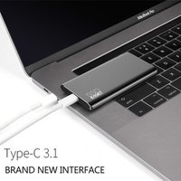 EAGET 128GB Type C USB 3.1 External Hard Disk 500MB/S Read Mobile Solid State Drive Portable SSD hdd Mobile SSD