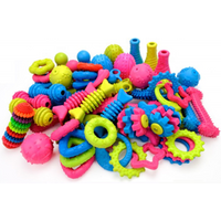 Hot sell 24models bone shape teeth cleaning TPR dog pet toy puppy chew bones toys, eco friendly pet durable TPR dog chew toys