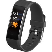 2018 New Color Big Screen Display 115Plus HR Fitness Tracker Smart Band