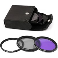 37-82mm camera lens filter 52/58/67/72/77/82mm UV+CPL+FLD Filter kit
