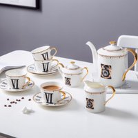Porcelain Tea Sets Ceramic Coffee Cup And Saucer Gift Bone China Coffee Cup Set