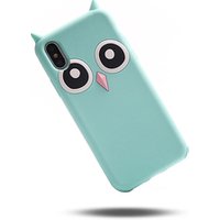 cartoon 3D owl soft silicone mobile phone case for samsung A30 A50