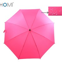 High Quality Semi-automatic Pink Golf Umbrella